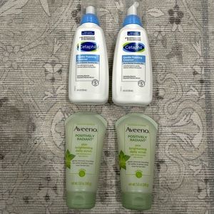 Aveeno and Cetaphil Skin Care Bundle